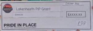LPiP blank grant cheque